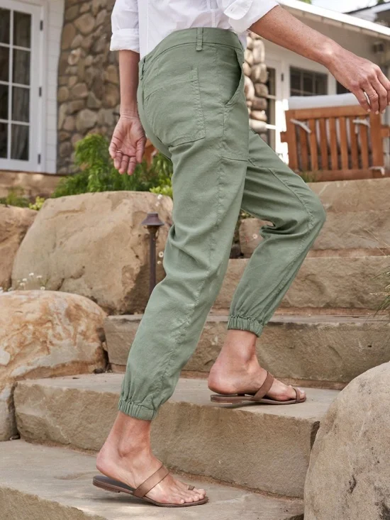 Frank & Eileen JAMESON Sage, Italian Performance Linen (Size 2) - Picture 2 of 14